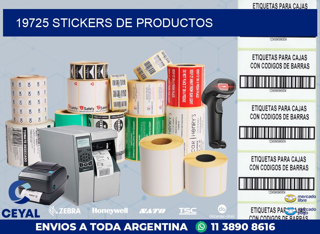 19725 STICKERS DE PRODUCTOS
