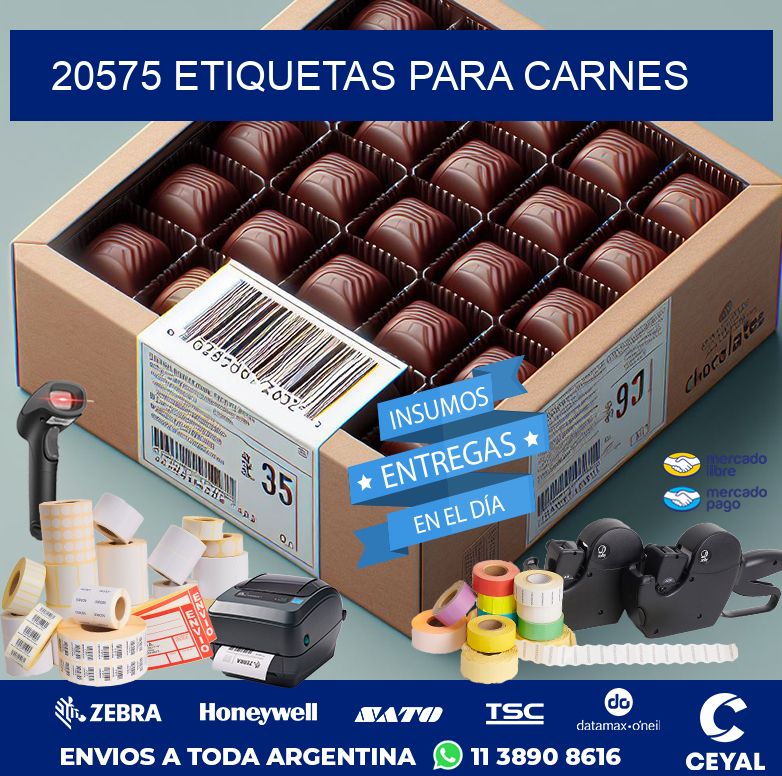 20575 ETIQUETAS PARA CARNES