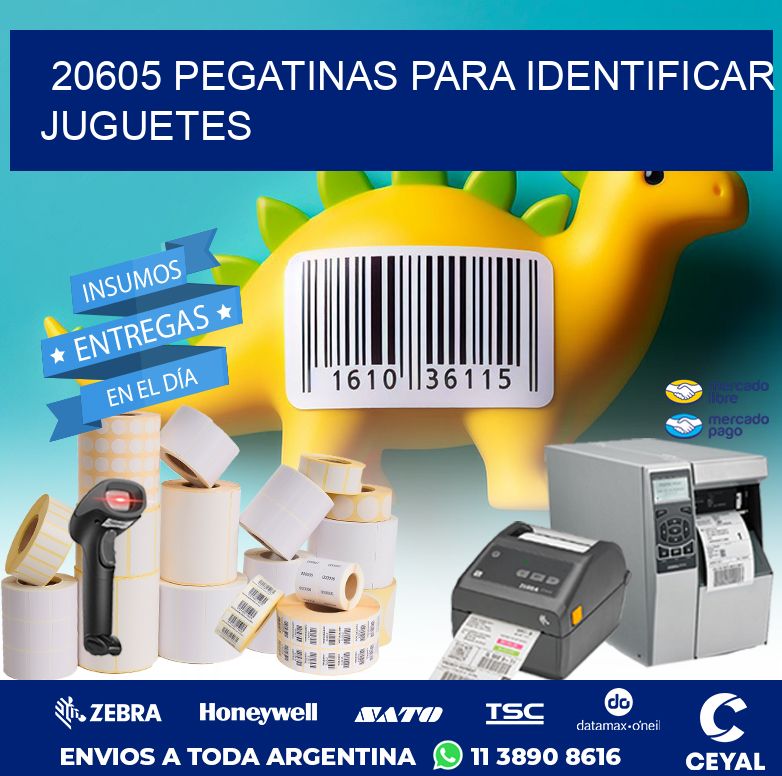 20605 PEGATINAS PARA IDENTIFICAR JUGUETES