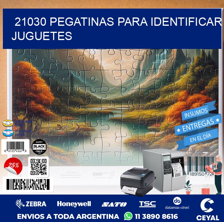 21030 PEGATINAS PARA IDENTIFICAR JUGUETES