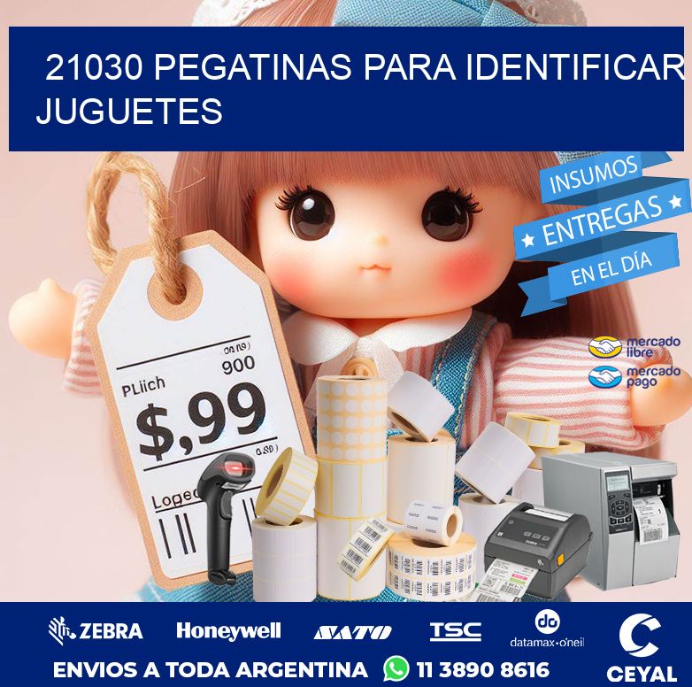 21030 PEGATINAS PARA IDENTIFICAR JUGUETES