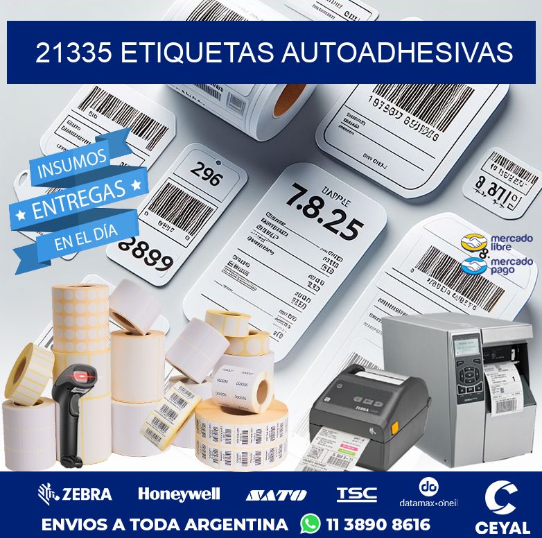 21335 ETIQUETAS AUTOADHESIVAS
