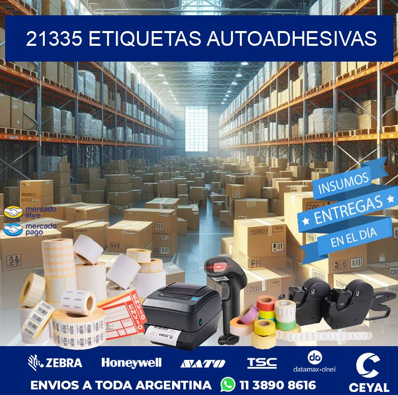 21335 ETIQUETAS AUTOADHESIVAS