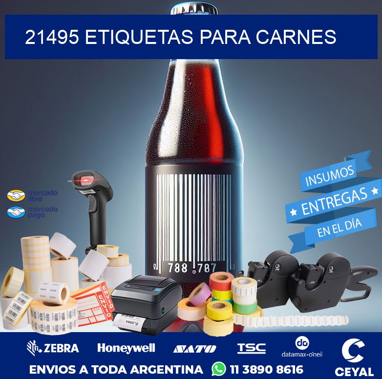 21495 ETIQUETAS PARA CARNES
