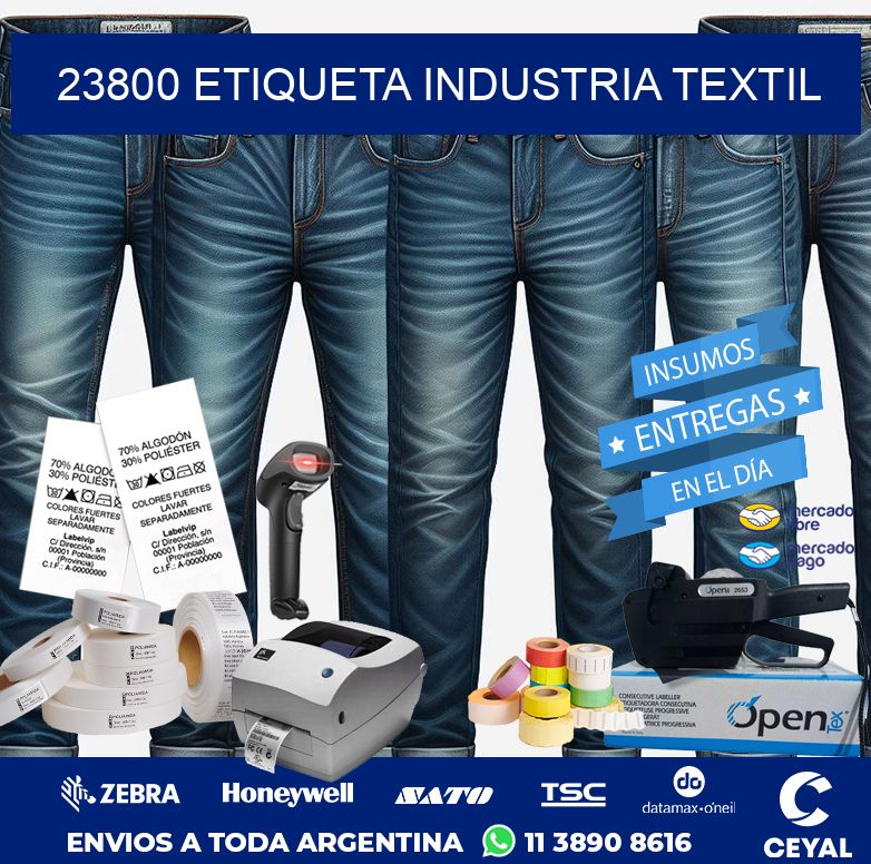 23800 ETIQUETA INDUSTRIA TEXTIL