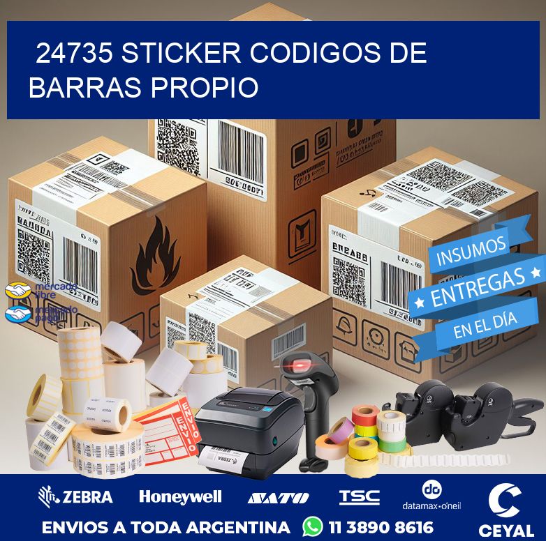 24735 STICKER CODIGOS DE BARRAS PROPIO