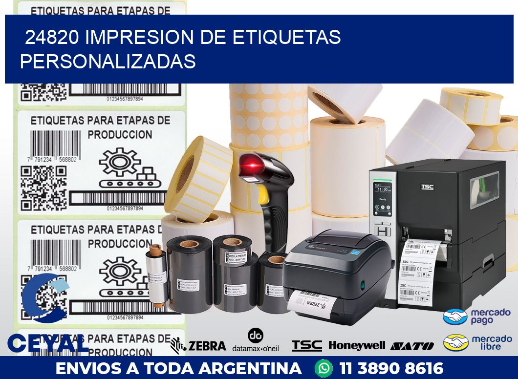 24820 IMPRESION DE ETIQUETAS PERSONALIZADAS