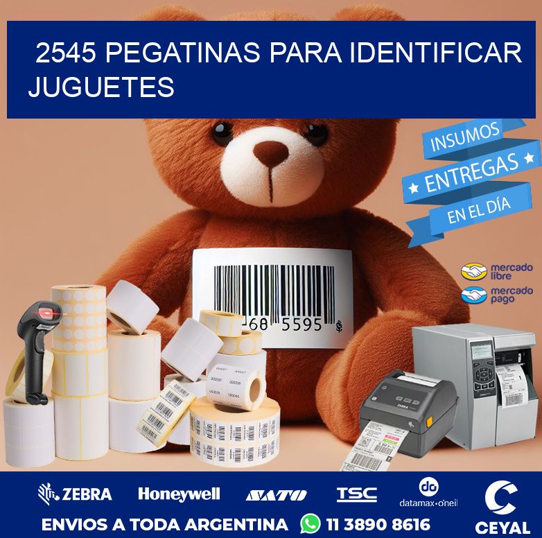 2545 PEGATINAS PARA IDENTIFICAR JUGUETES
