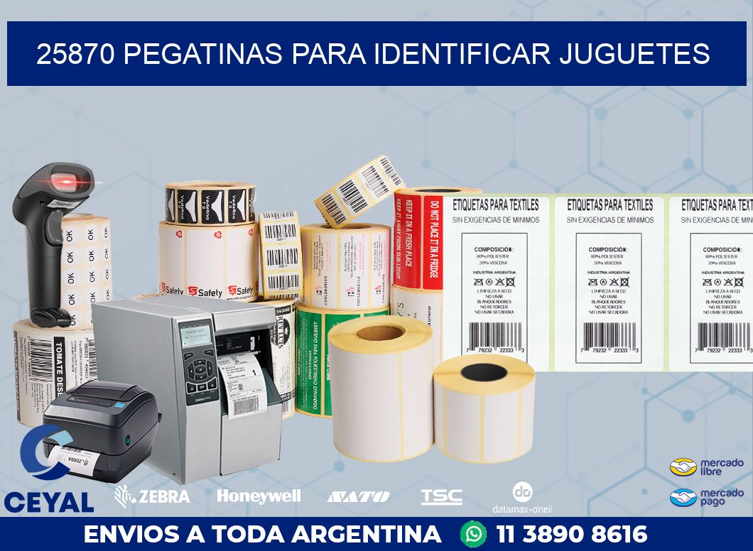 25870 PEGATINAS PARA IDENTIFICAR JUGUETES