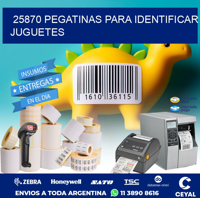 25870 PEGATINAS PARA IDENTIFICAR JUGUETES