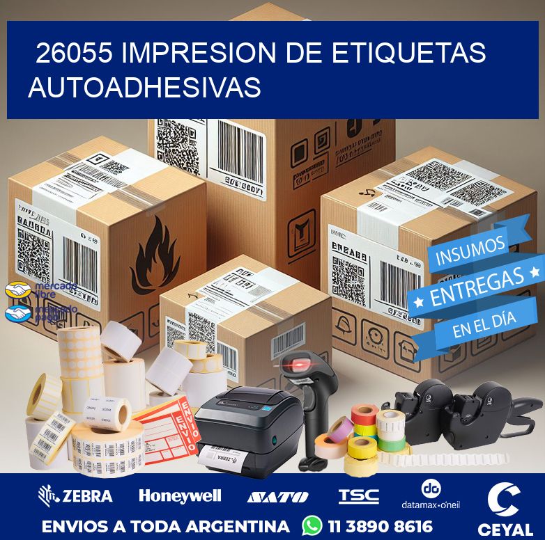 26055 IMPRESION DE ETIQUETAS AUTOADHESIVAS