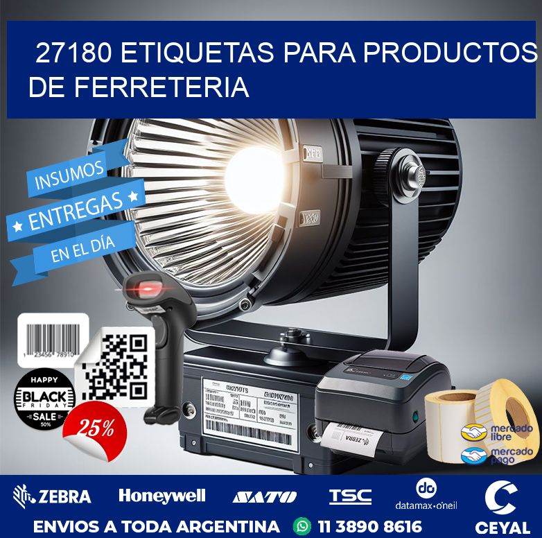 27180 ETIQUETAS PARA PRODUCTOS DE FERRETERIA