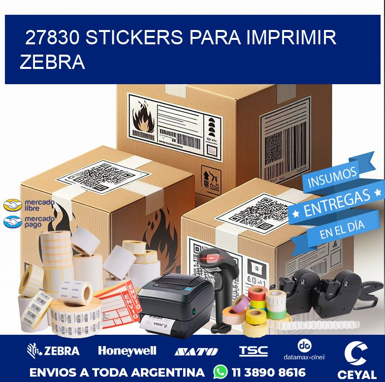 27830 STICKERS PARA IMPRIMIR ZEBRA