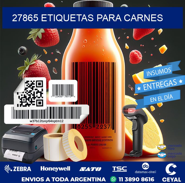 27865 ETIQUETAS PARA CARNES