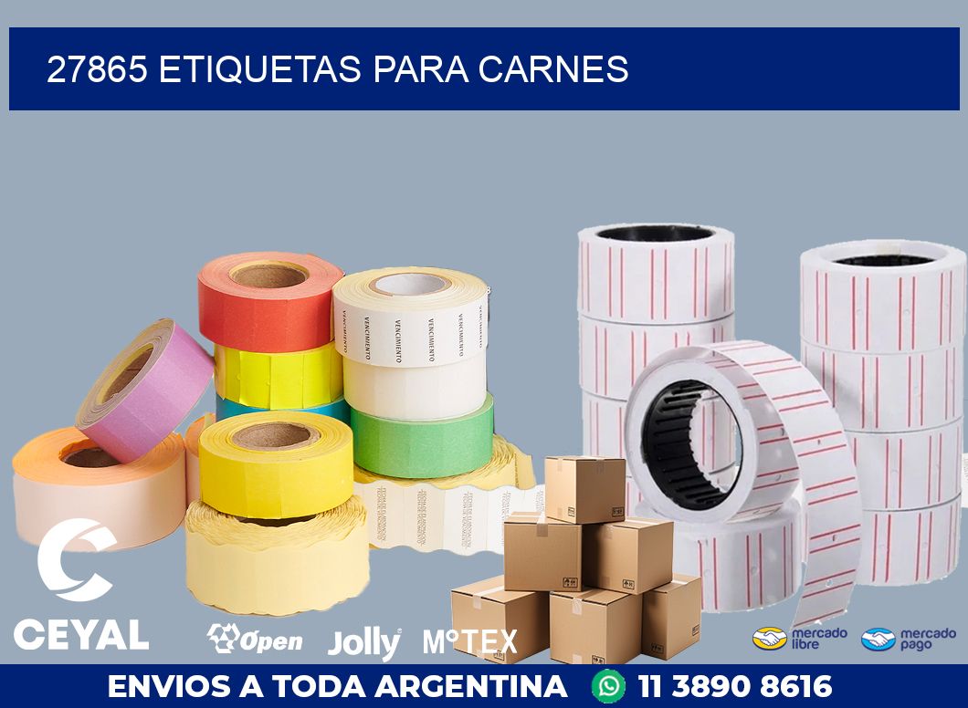 27865 ETIQUETAS PARA CARNES