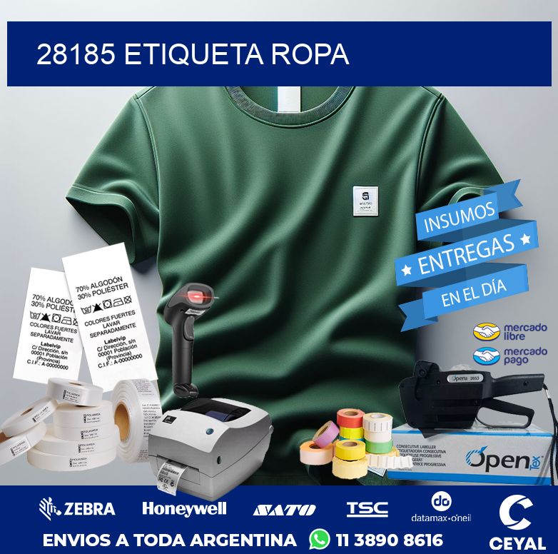 28185 ETIQUETA ROPA