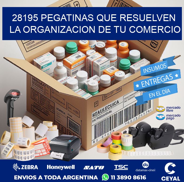 28195 PEGATINAS QUE RESUELVEN LA ORGANIZACION DE TU COMERCIO
