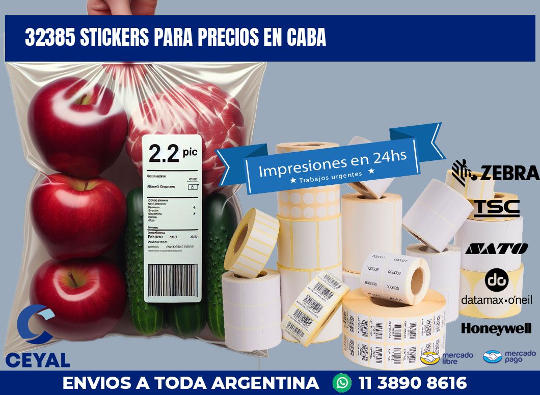 32385 STICKERS PARA PRECIOS EN CABA
