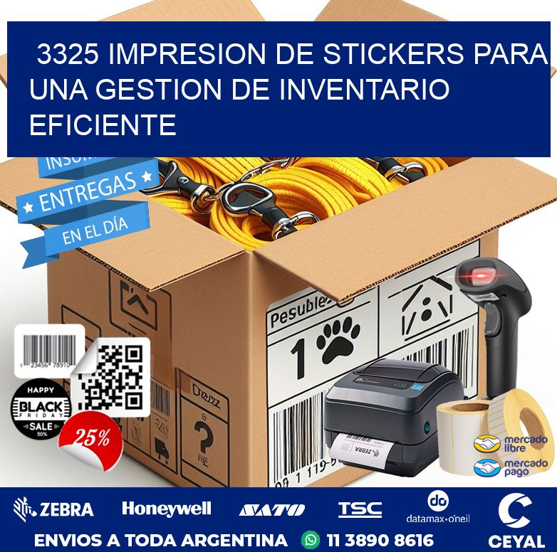 3325 IMPRESION DE STICKERS PARA UNA GESTION DE INVENTARIO EFICIENTE