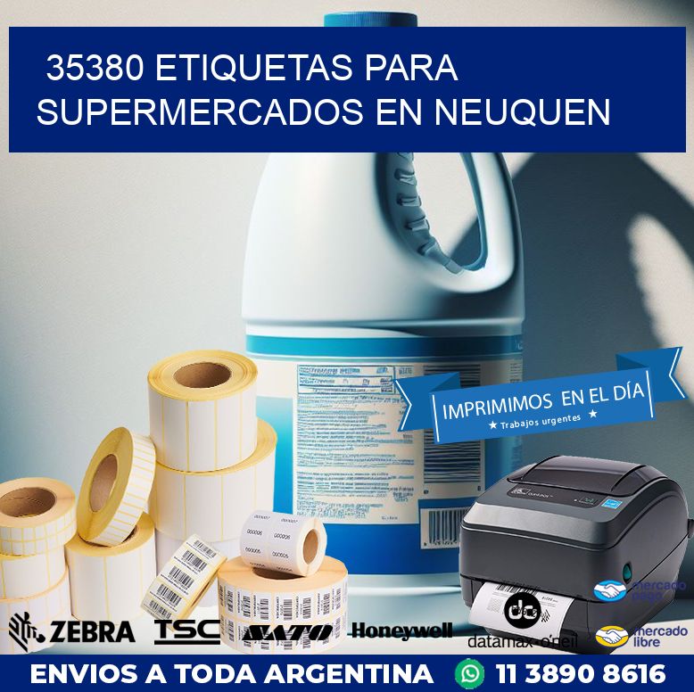 35380 ETIQUETAS PARA SUPERMERCADOS EN NEUQUEN