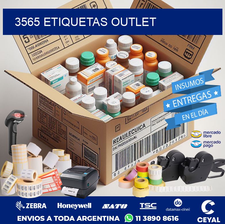 3565 ETIQUETAS OUTLET