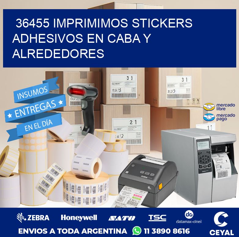 36455 IMPRIMIMOS STICKERS ADHESIVOS EN CABA Y ALREDEDORES