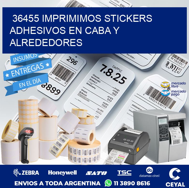36455 IMPRIMIMOS STICKERS ADHESIVOS EN CABA Y ALREDEDORES