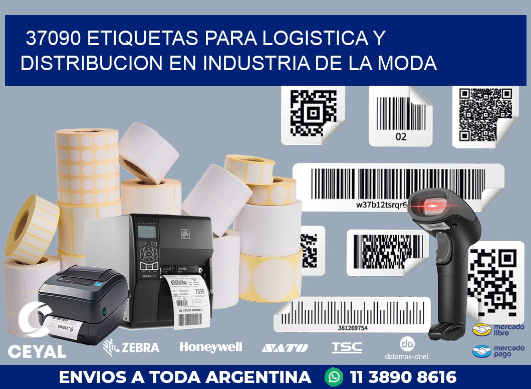 37090 ETIQUETAS PARA LOGISTICA Y DISTRIBUCION EN INDUSTRIA DE LA MODA