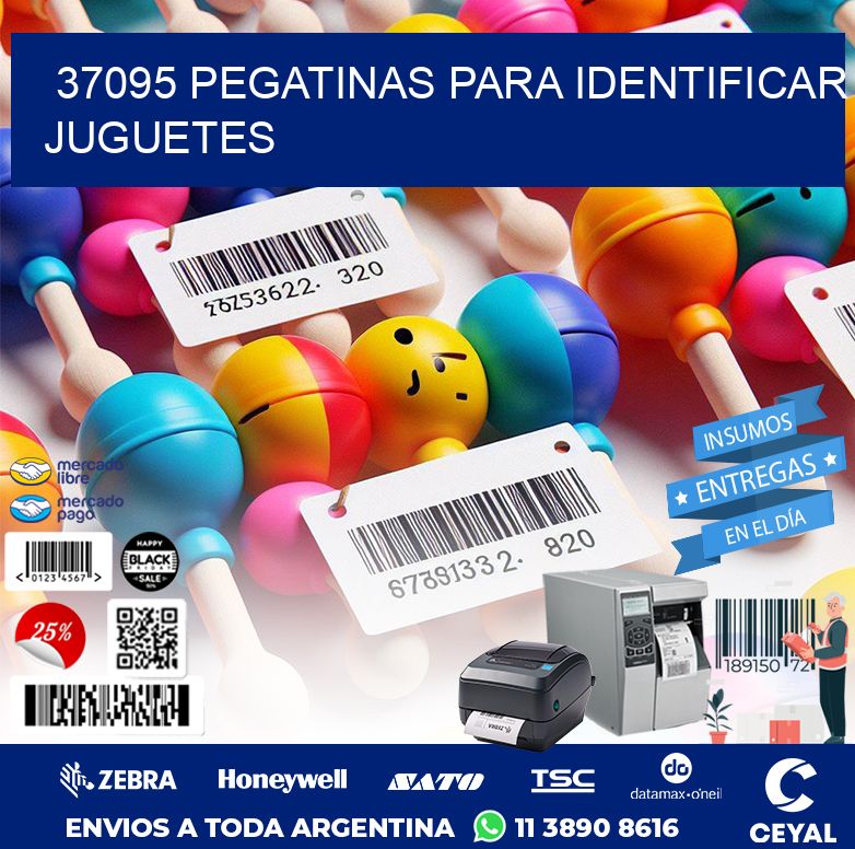 37095 PEGATINAS PARA IDENTIFICAR JUGUETES