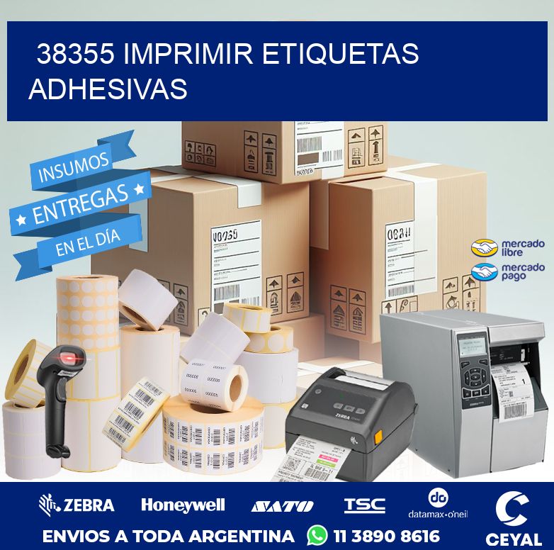 38355 IMPRIMIR ETIQUETAS ADHESIVAS