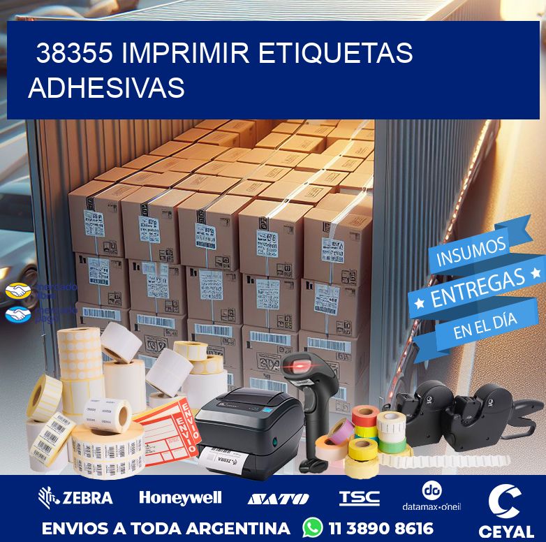 38355 IMPRIMIR ETIQUETAS ADHESIVAS
