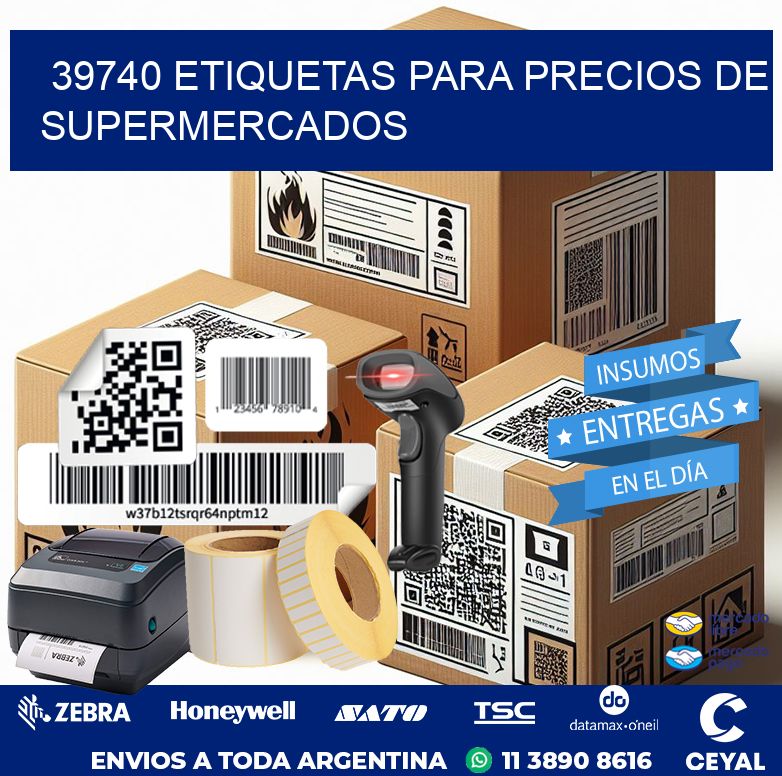 39740 ETIQUETAS PARA PRECIOS DE SUPERMERCADOS