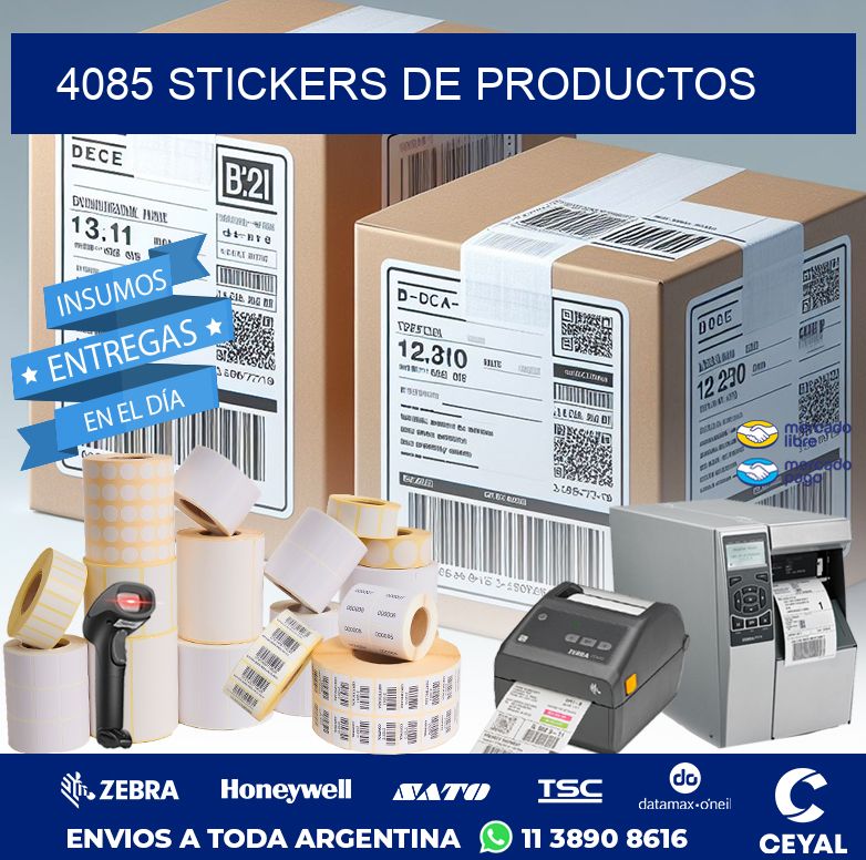 4085 STICKERS DE PRODUCTOS