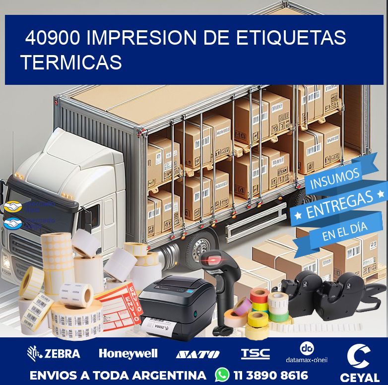 40900 IMPRESION DE ETIQUETAS TERMICAS