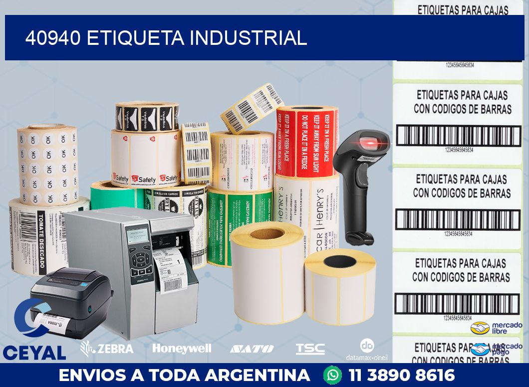 40940 ETIQUETA INDUSTRIAL