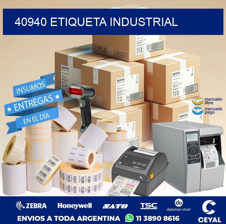 40940 ETIQUETA INDUSTRIAL