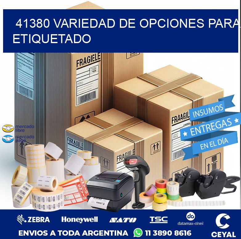 41380 VARIEDAD DE OPCIONES PARA ETIQUETADO