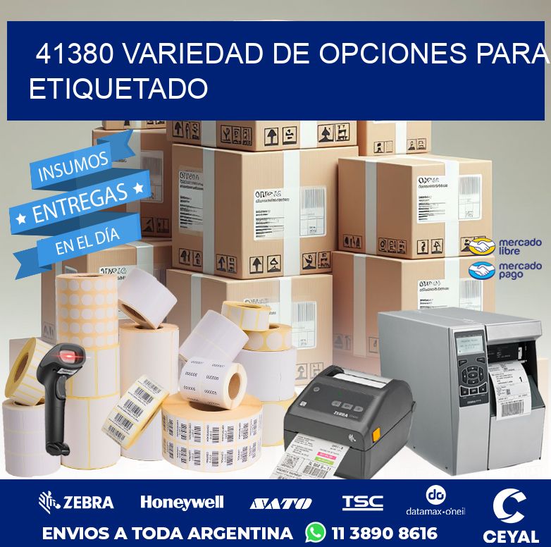 41380 VARIEDAD DE OPCIONES PARA ETIQUETADO