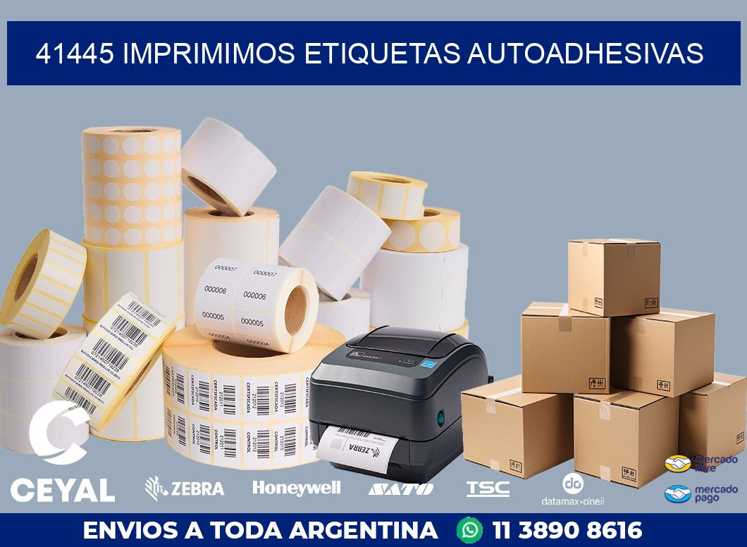 41445 IMPRIMIMOS ETIQUETAS AUTOADHESIVAS