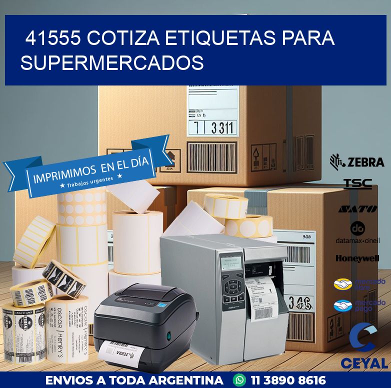 41555 COTIZA ETIQUETAS PARA SUPERMERCADOS