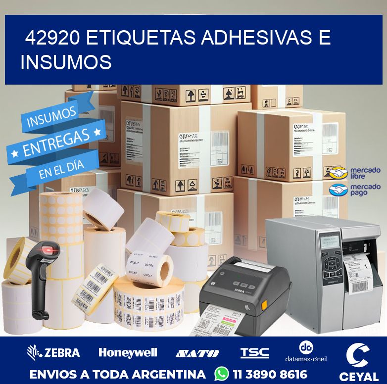 42920 ETIQUETAS ADHESIVAS E INSUMOS
