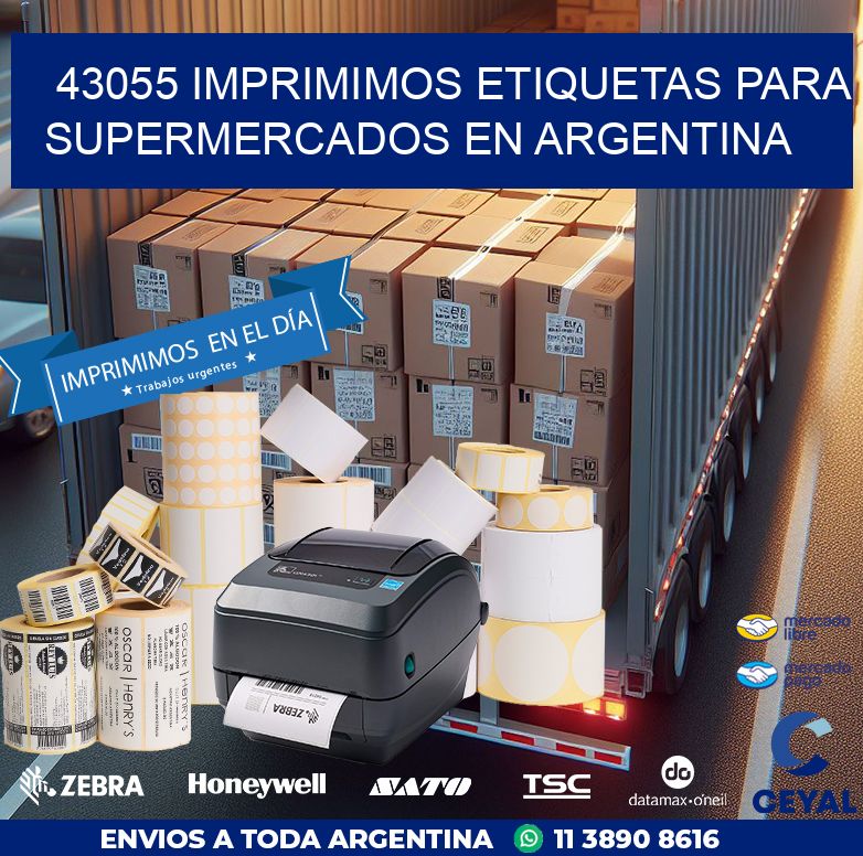 43055 IMPRIMIMOS ETIQUETAS PARA SUPERMERCADOS EN ARGENTINA