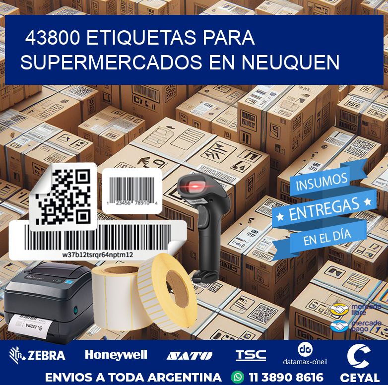 43800 ETIQUETAS PARA SUPERMERCADOS EN NEUQUEN
