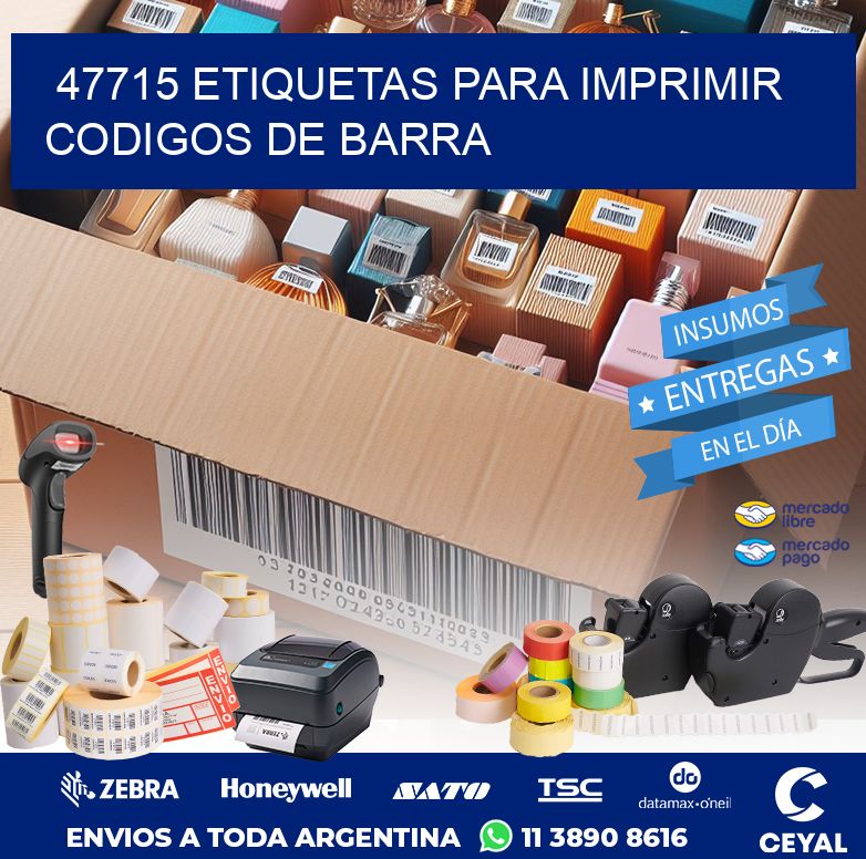 47715 ETIQUETAS PARA IMPRIMIR CODIGOS DE BARRA