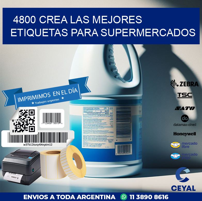 4800 CREA LAS MEJORES ETIQUETAS PARA SUPERMERCADOS