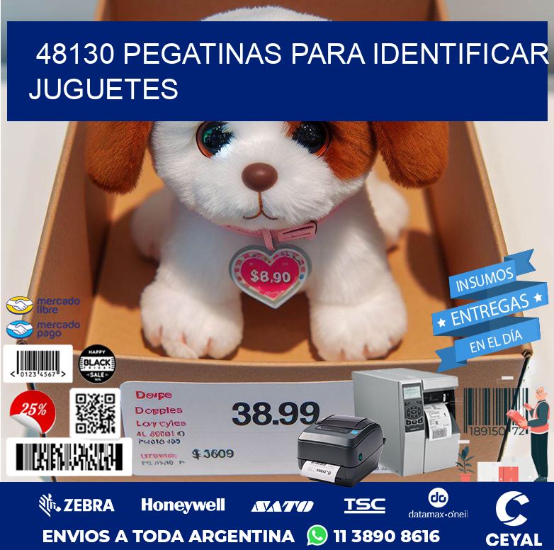 48130 PEGATINAS PARA IDENTIFICAR JUGUETES