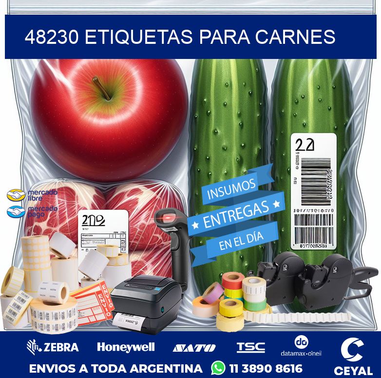 48230 ETIQUETAS PARA CARNES