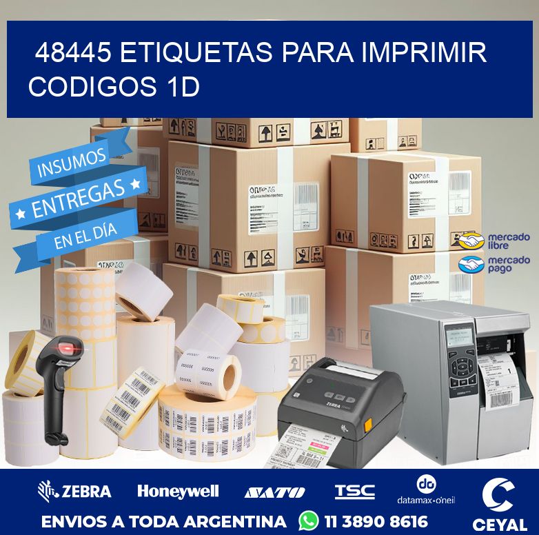 48445 ETIQUETAS PARA IMPRIMIR CODIGOS 1D