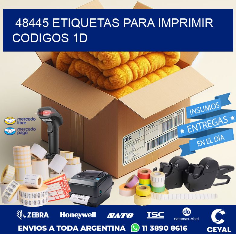 48445 ETIQUETAS PARA IMPRIMIR CODIGOS 1D