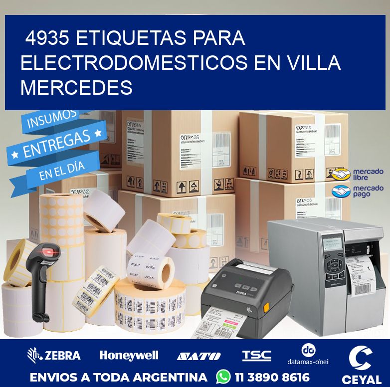 4935 ETIQUETAS PARA ELECTRODOMESTICOS EN VILLA MERCEDES